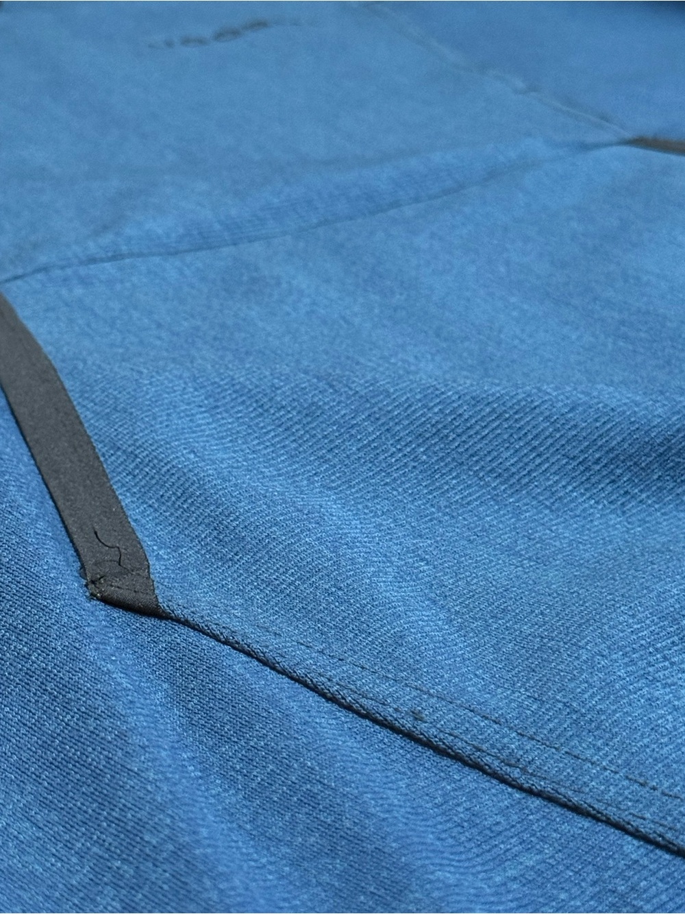 VOORMI Merino Wool Performance Hoodie Blue Navy Men’s Large Made USA - Picture 7 of 14